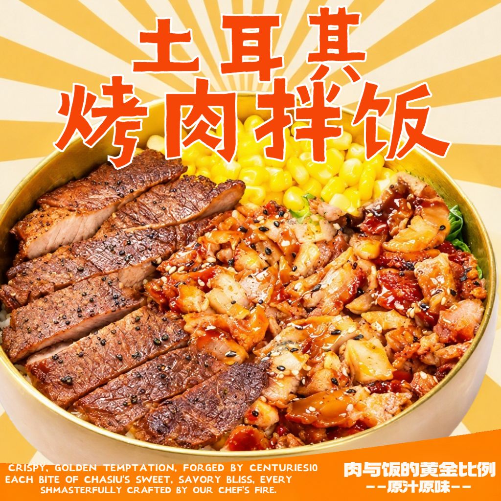 土耳其烤肉拌饭橙色头像